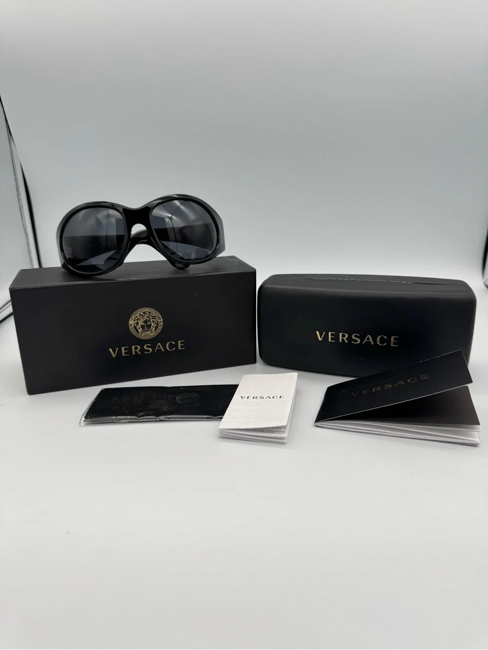 Versace | Accessories | Discontinued Versace Oversized Black  display picture 1